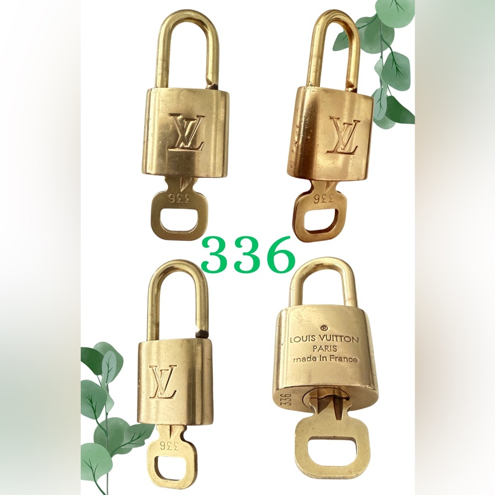 Louis Vuitton Brass Padlock with Key (Various #s, pick one)